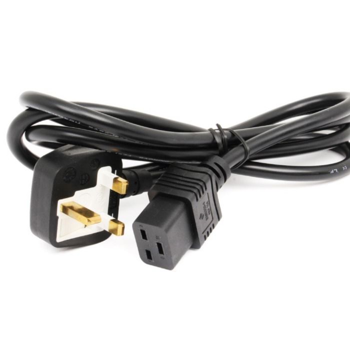 Kabel zasilający Dell C19 do BS 1363 250V 1.6m X2926