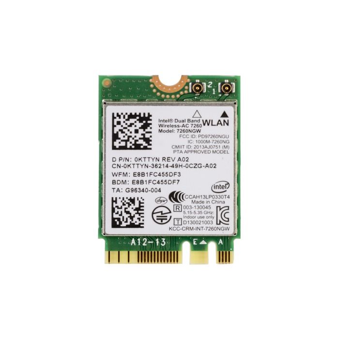 Karta sieciowa Intel Wireless 7260 WLAN WiFi 802.11 KTTYN 
