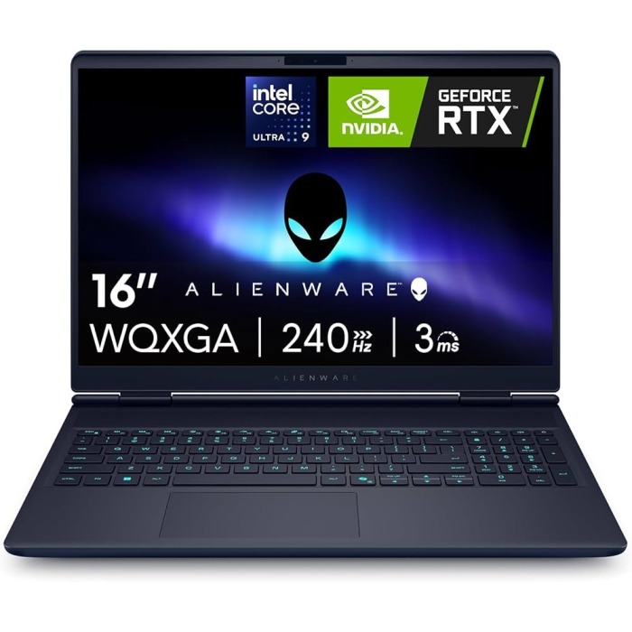Laptop Dell ALIENWARE 16 AREA-51 AA16250 z Intel Core Ultra 9 275HX, 32GB RAM, 1TB SSD NVMe, RTX 5070 8GB, Wi-Fi 7, Bluetooth 5.4, Windows 11 Home