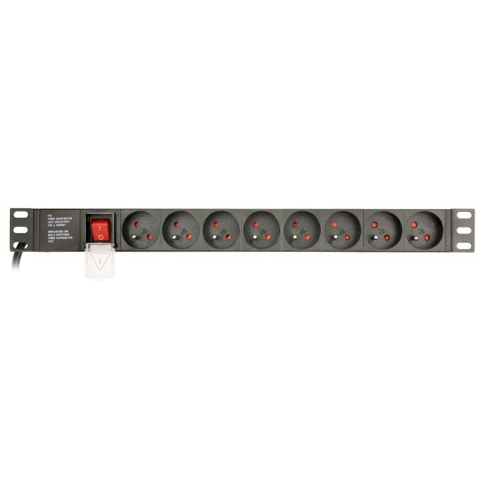 Listwa zasilająca Gembird 8xCEE 7/7 250Vac 3680W EG-PDU-014-FC14