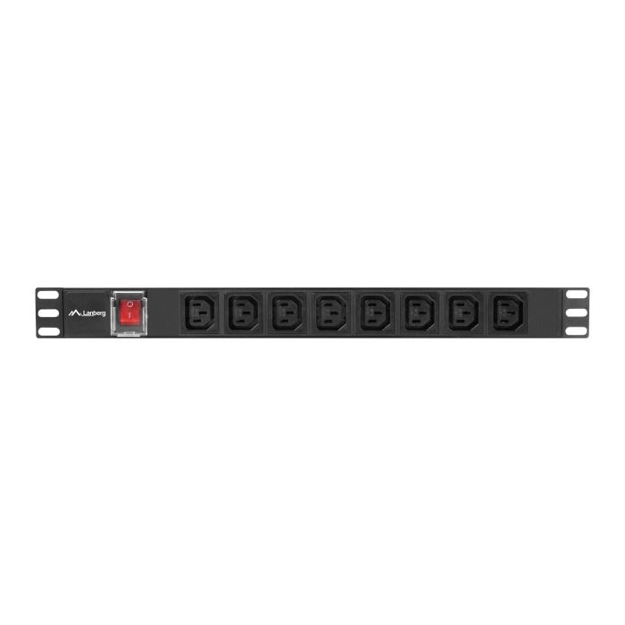 Listwa zasilająca Lanberg 8xC13 220/250V 4000W PDU-08I-0200-C20-BK