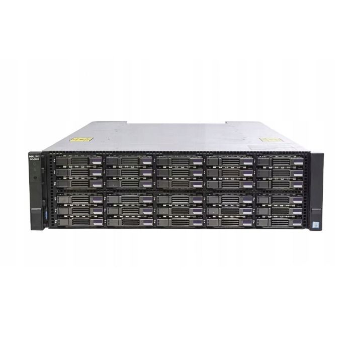Macierz Dell Compellent SCv3020 30x2.5" z 2xKontroler, 6x 600GB SAS 2.5", 2xPSU, szyny
