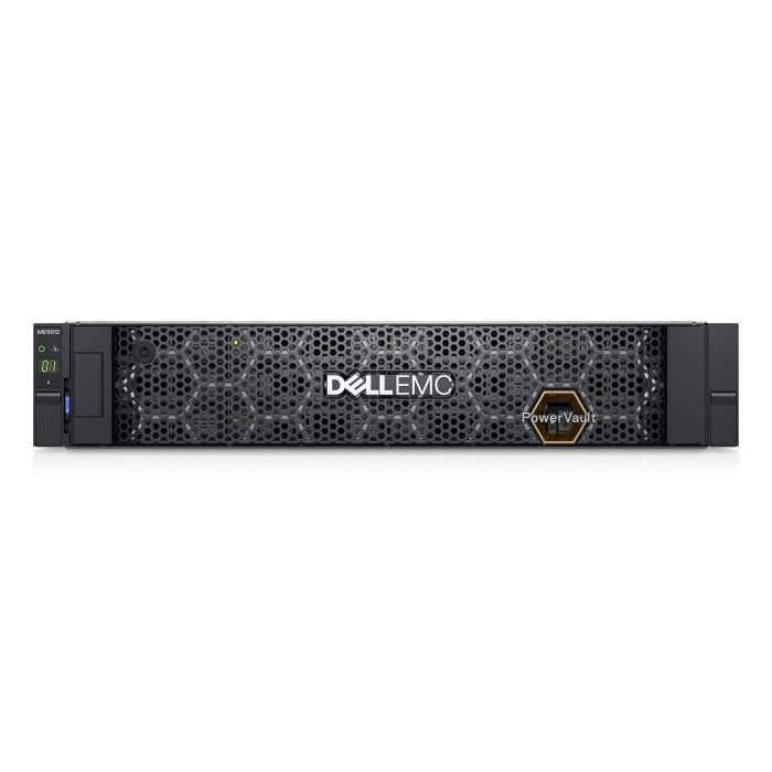 Macierz dyskowa Dell PowerVault ME5012 z 2x 4x25GbE SFP28, 4x 10TB SAS 3.5", 2x PSU, szyny