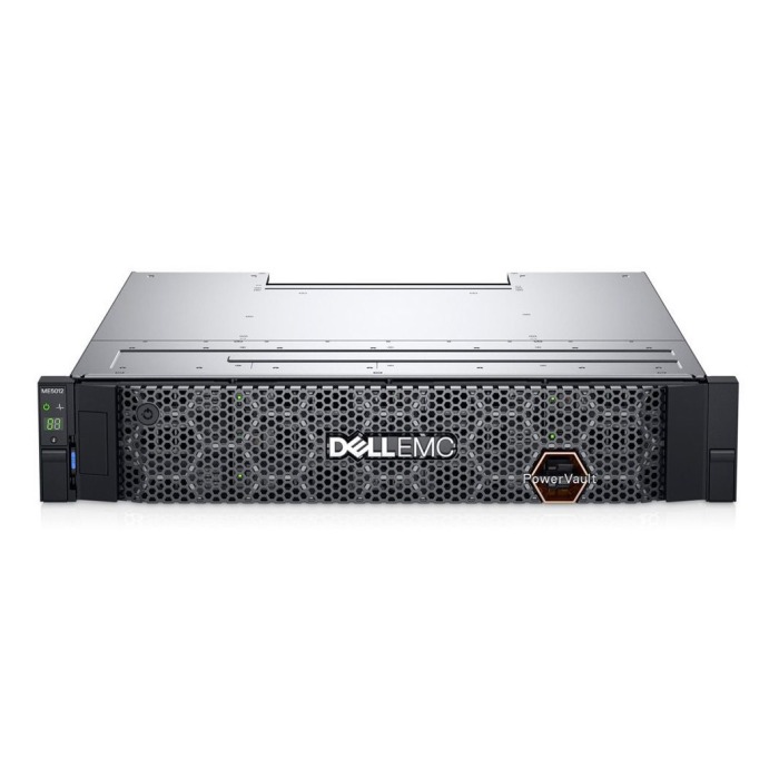 Macierz dyskowa Dell PowerVault ME5012 z 2x Kontroler iSCSI (10/25GbE SFP28), 2x 12TB HDD SAS, 2x PSU 580W