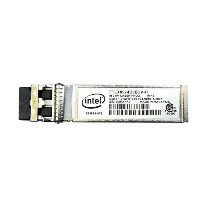 Moduł optyczny Intel 10Gb/s LC-LC 850nm MM 300m FTLX8574D3BCV-IT