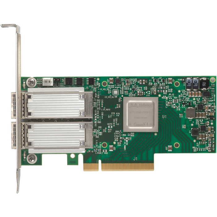 Network interface card Mellanox ConnectX-4 EN 2x50GbE QSFP28 PCIe 3.0 ADAPTER MCX414A-GCAT