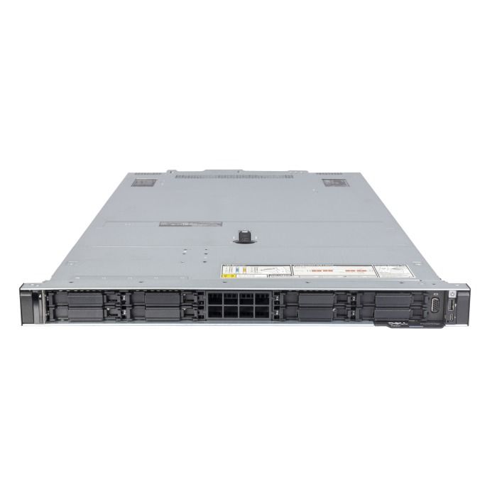 NOWY Serwer Dell PowerEdge R660 8x2.5" z 1x Silver 4509Y, 64GB RAM, 1x 480GB SSD SATA RI 2.5", 2x1GbE RJ45, 2x PSU, szyny, iDRAC 9 Enterprise