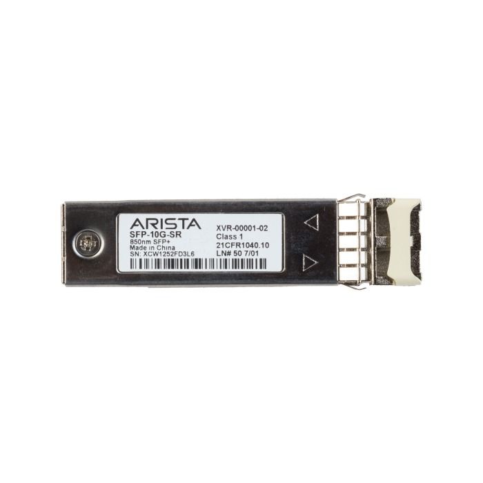 Optical transceiver Arista SFP-10G-SR 10Gb/s SFP+ LC 850nm MM 300m XVR-00001-02