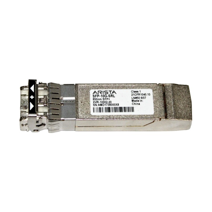 Optical transceiver Arista SFP-10G-SRL 10GbE SFP+ Ethernet LC 850nm 100m XVR-10002-20