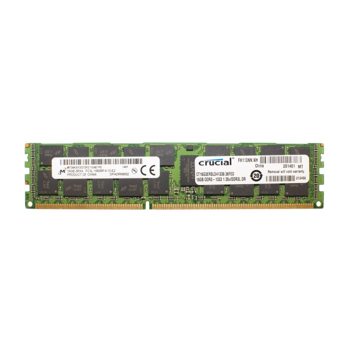 Pamięć RAM Dell 16GB 2Rx4 PC3L-10600R DDR3 RDIMM 1333MHz SNPMGY5TC/16G