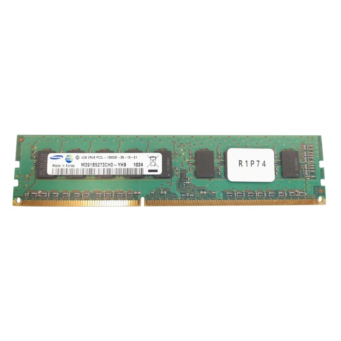 Pamięć RAM Dell 4GB 2Rx8 PC3L-10600E DDR3 UDIMM ECC 1333MHz R1P74