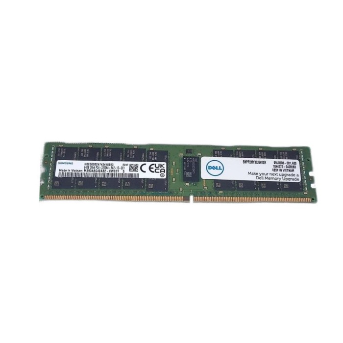 Pamięć RAM Dell 64GB 2Rx4 PC4-25600 DDR4 RDIMM 3200MHz SNPP2MYXC-64G