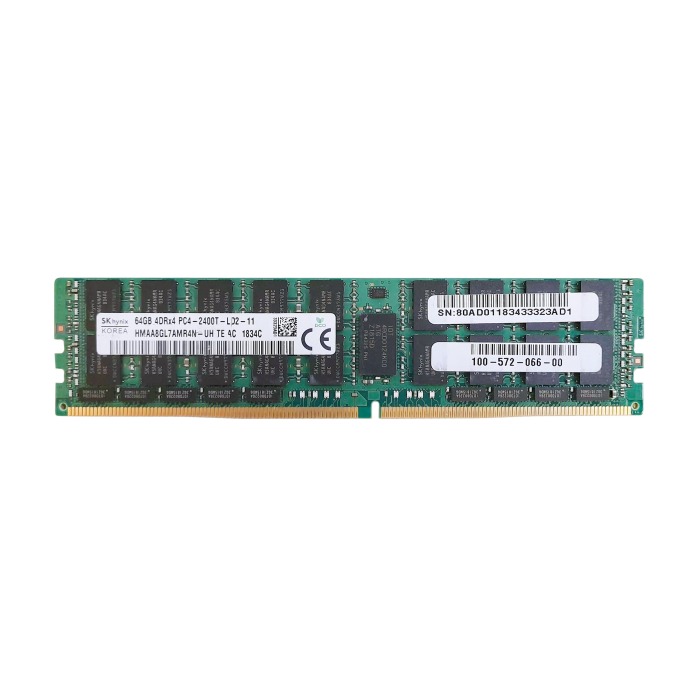 Pamięć RAM EMC 64GB 4Rx4 DDR4-2400T DDR4 LRDIMM 2400MHz 100-572-066-00
