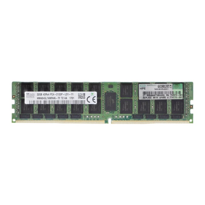 Pamięć RAM HPE 32GB 4Rx4 DDR4-2133P DDR4 LRDIMM 2133MHz 752372-081