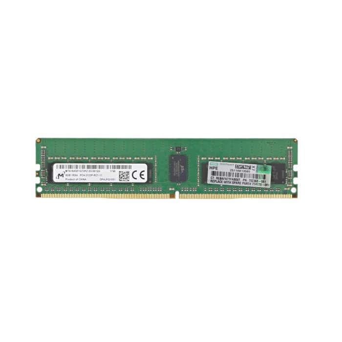Pamięć RAM HPE 8GB 1Rx4 PC4-17000 DDR4 RDIMM 2133MHz 752368-081