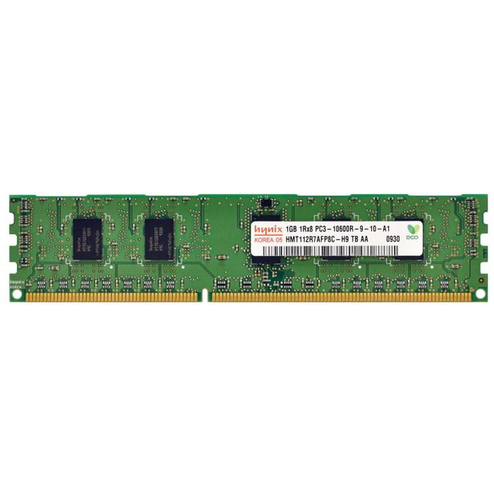 Pamięć RAM Hynix 1GB 1Rx8 PC3-10600 DDR3 RDIMM 1333MHz HMT112R7AFP8C-H9