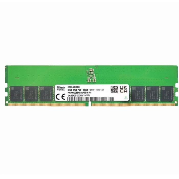 Pamięć RAM Hynix 32GB 2Rx8 DDR5 UDIMM 5600MHz non ECC HMCG88AGBUA081N