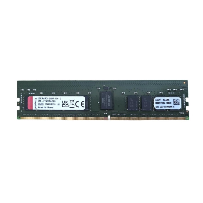Pamięć RAM Kingston 32GB 2Rx8 PC4-25600 DDR4 RDIMM 3200MHz KTD-PE432D8/32G