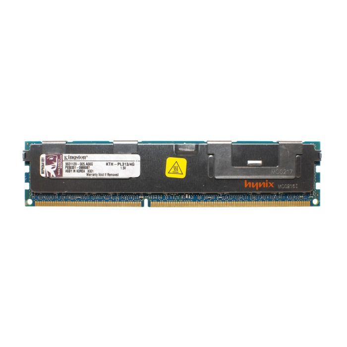 Pamięć RAM Kingston 4GB 2Rx4 PC3-10600R DDR3 RDIMM 1333MHz KTH-PL313/4G