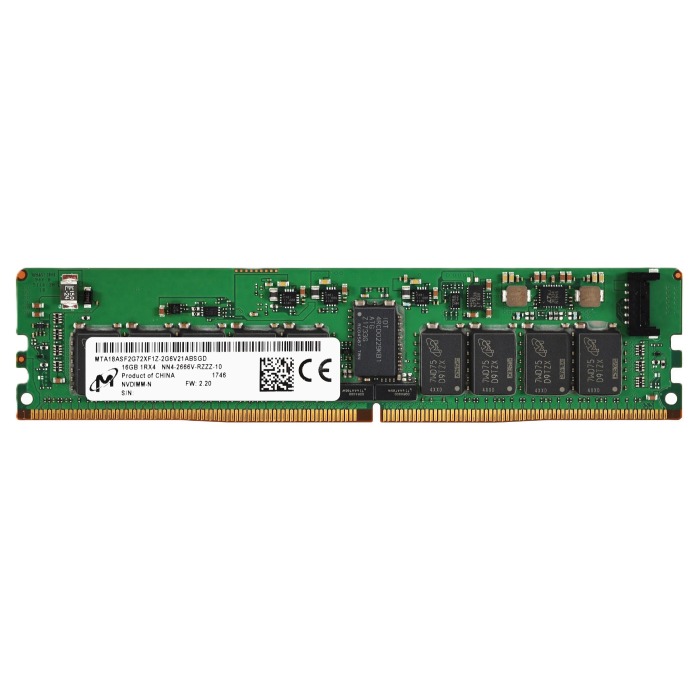 Pamięć RAM Micron 16GB 1Rx4 DDR4-2666V DDR4 NVDIMM-N 2666MHz MTA18ASF2G72XF1Z-2G6V21AB