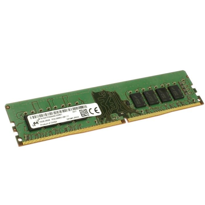 Pamięć RAM Micron 16GB 2Rx8 DDR4-2666U DDR4 UDIMM non ECC 2666MHz MTA16ATF2G64AZ-2G6