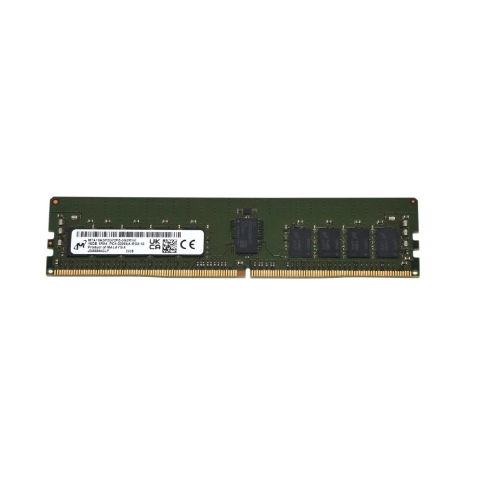 Pamięć RAM Micron 16GB PC4-25600 DDR4 RDIMM 3200MHz MTA18ASF2G72PZ-3G2R1