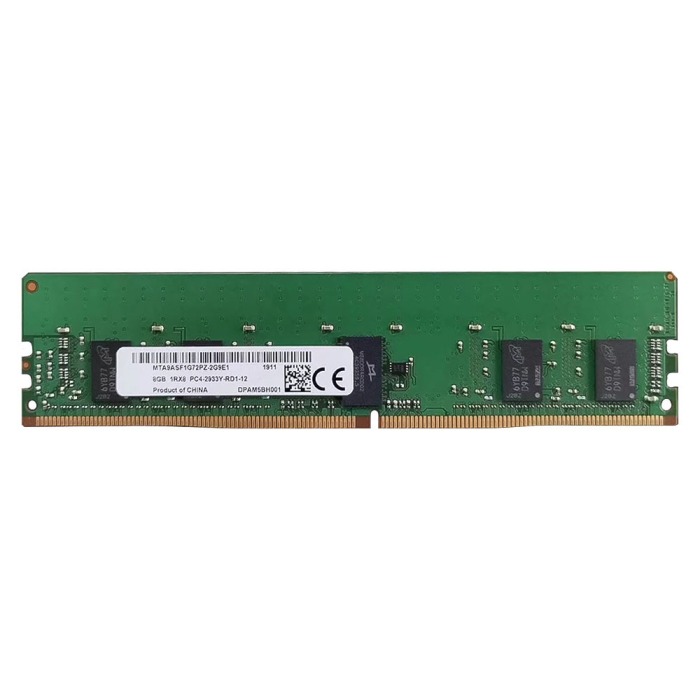 Pamięć RAM Micron 1Rx8 PC4-23400 DDR4 RDIMM ECC 2933MHz MTA9ASF1G72PZ-2G9E1