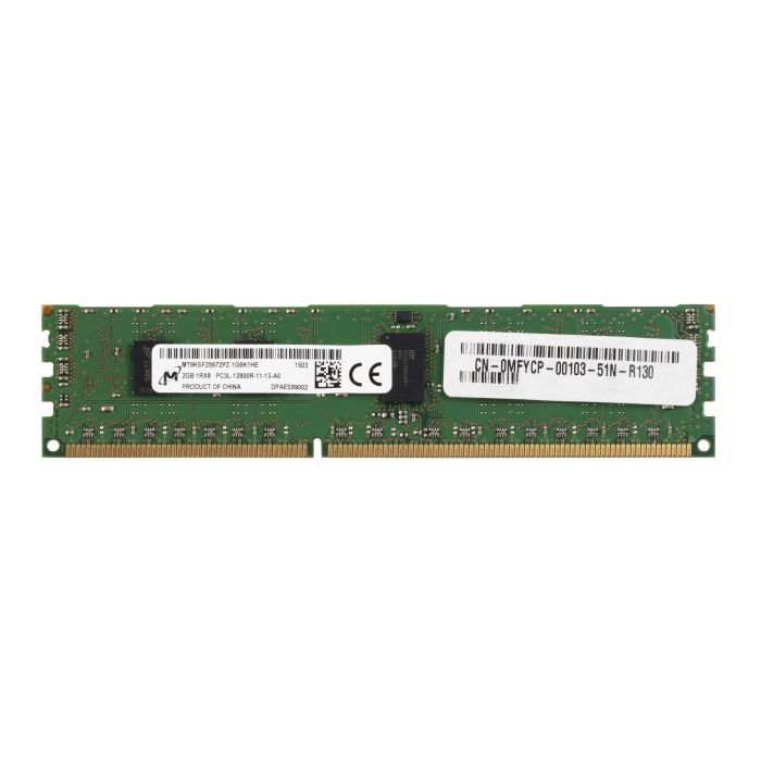 Pamięć RAM Micron 2GB 1Rx8 PC3L-12800R DDR3L  RDIMM 1600MHz MFYCP
