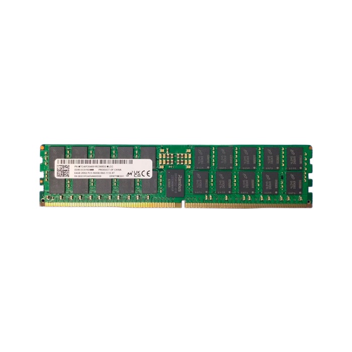 Pamięć RAM Micron 64GB 2Rx4 PC5-44800 DDR5 RDIMM ECC 5600MHz MTC40F2046S1RC56BD2