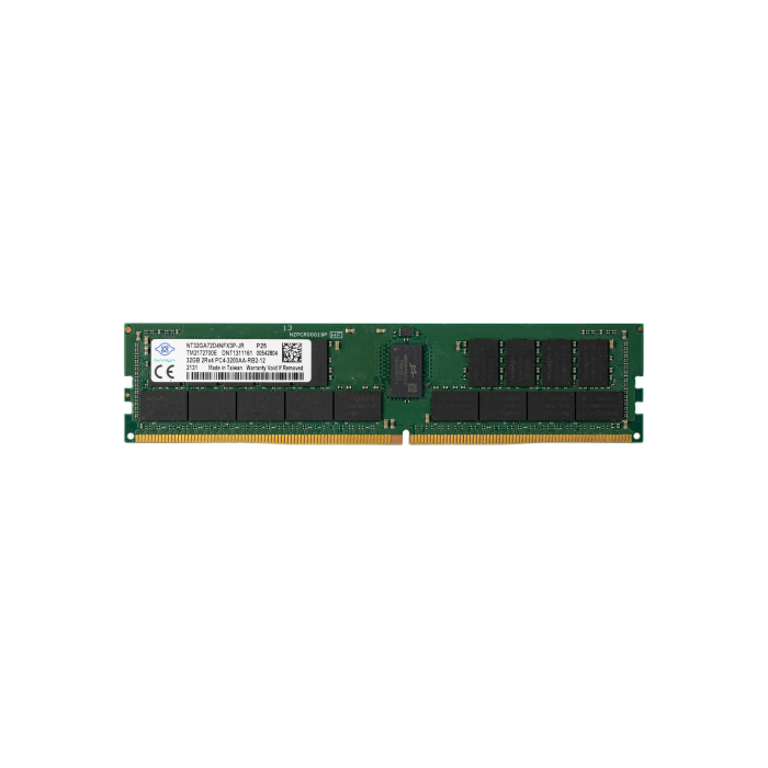 Pamięć RAM Nanya 32GB DDR4 RDIMM ECC 3200MHz 2Rx4 PC4-25600R NT32GA72D4NFX3P-JR