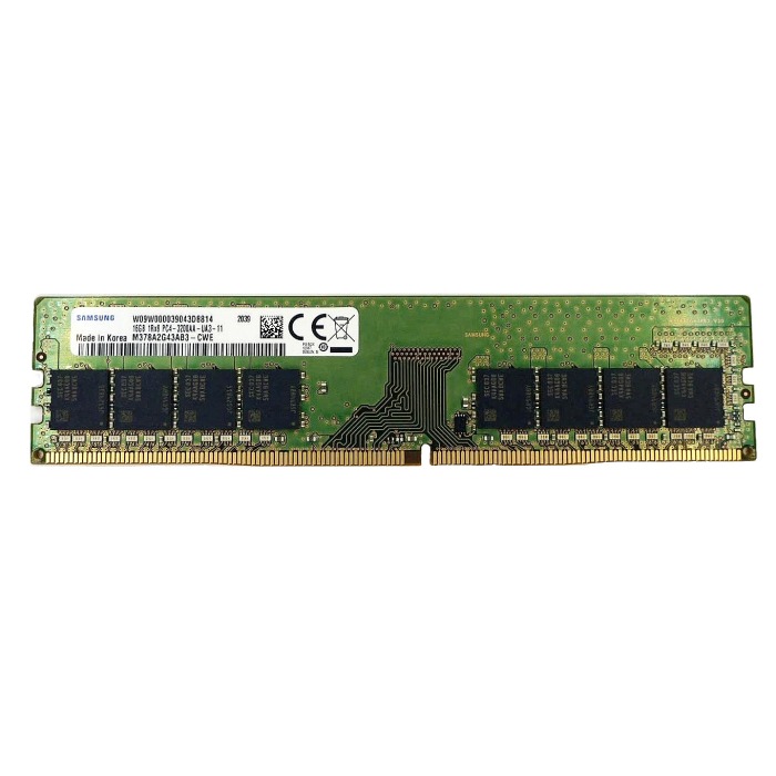 Pamięć RAM Samsung 16GB 1Rx8 PC4-25600U DDR4 UDIMM 3200MHz M378A2G43AB3-CWE