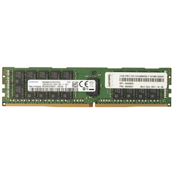 Pamięć RAM Samsung 16GB 2Rx4 PC4-19200T-R DDR4 RDIMM 2400MHz M393A2G40EB1-CRC