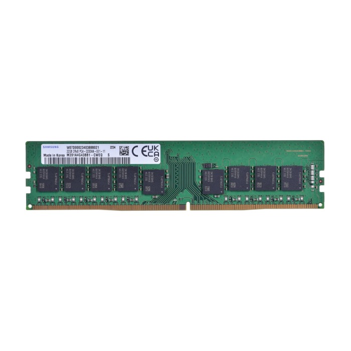 Pamięć RAM Samsung 32GB 2Rx8 DDR4 UDIMM ECC 3200MHz M391A4G43BB1-CWE