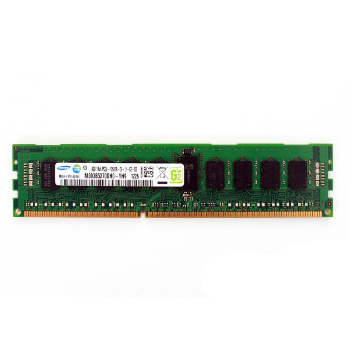 Pamięć RAM Samsung 4GB 1Rx4 PC3L-10600R DDR3 RDIMM 1333MHz M393B5270DH0-YH9