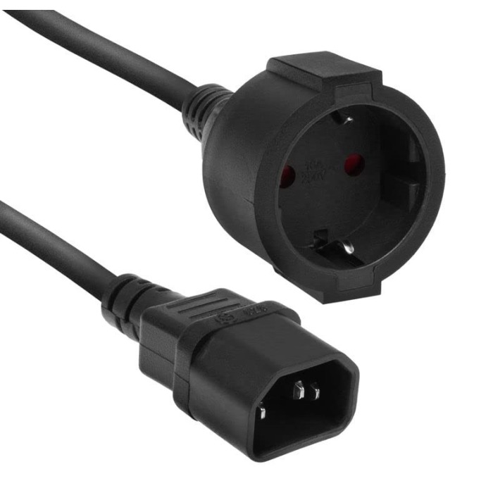 Power cable Schuko - C14 1.8M