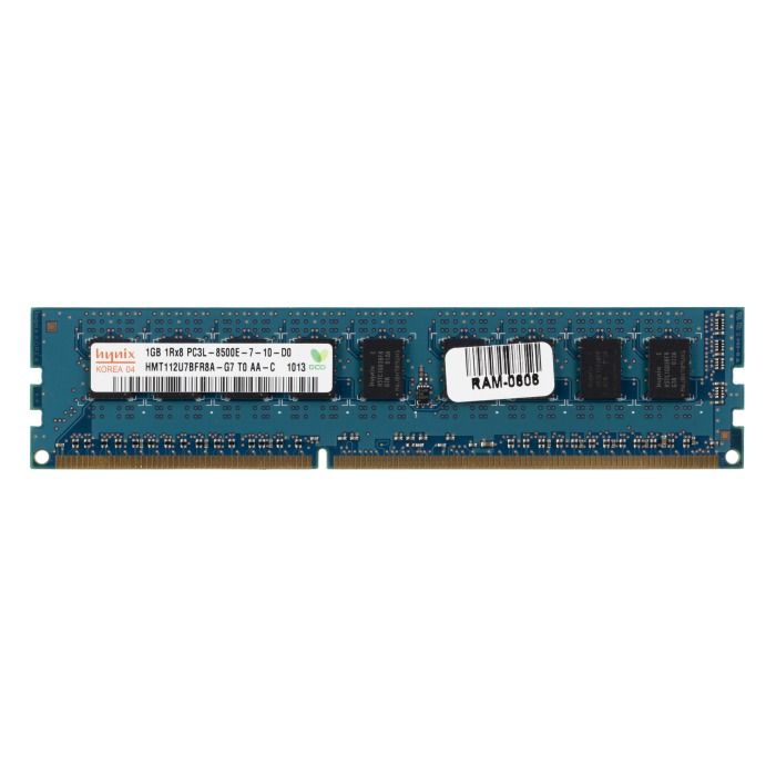 RAM Dell 1GB 1Rx8 PC3L-8500 DDR3 UDIMM 1066MHz HMT112U7BFR8A-G7
