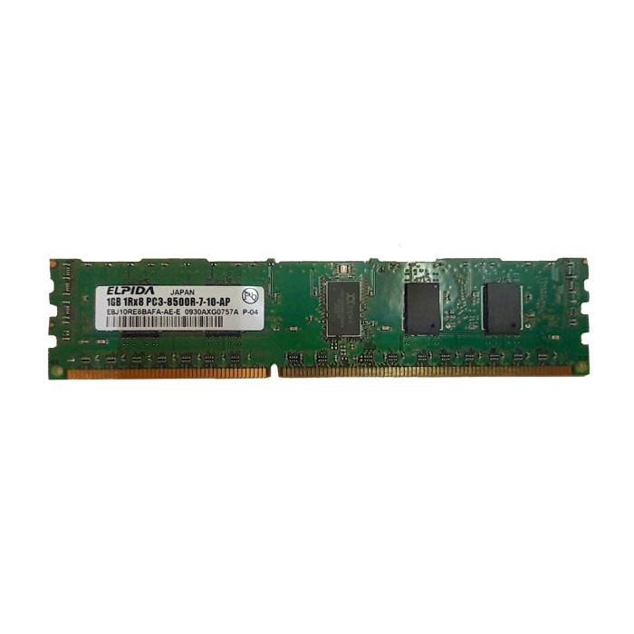 RAM Elpida 1GB 1Rx8 PC3-8500R DDR3 1066MHz EBJ10RE8BAFA-AE-E