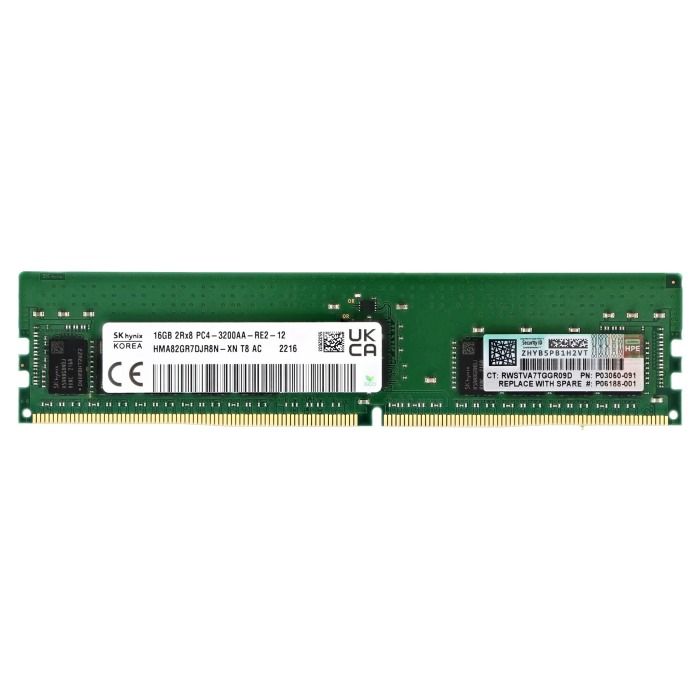 RAM HPE 16GB 2Rx8 PC4-25600R DDR4 RDIMM ECC 3200MHz P03050-091