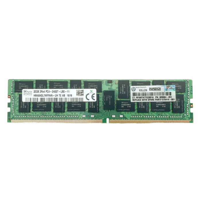 RAM HPE 32GB 2Rx4 PC4-2400T DDR4 LRDIMM 2400MHz 809084-091
