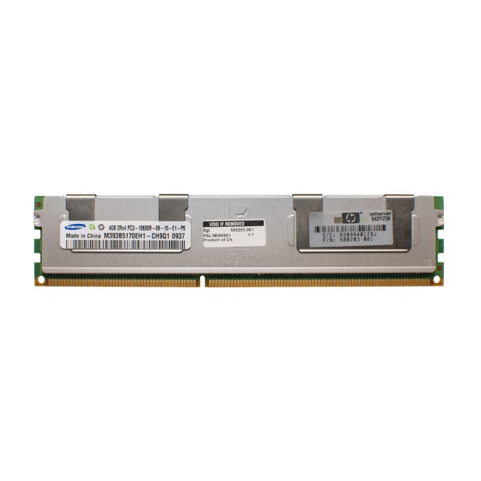 RAM HPE 4GB 2Rx4 PC3-10600R DDR3 1333MHZ ECC 500203-061