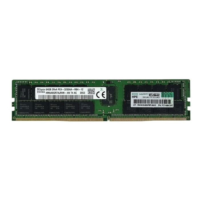 RAM HPE 64GB 2Rx4 PC4-25600R DDR4 RDIMM ECC 3200MHz P11446-1A1