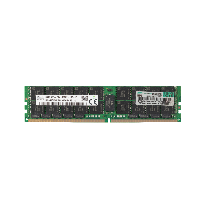 RAM HPE 64GB 4Rx4 PC4-23400 DDR4 LRDIMM 2933MHz P03054-091U