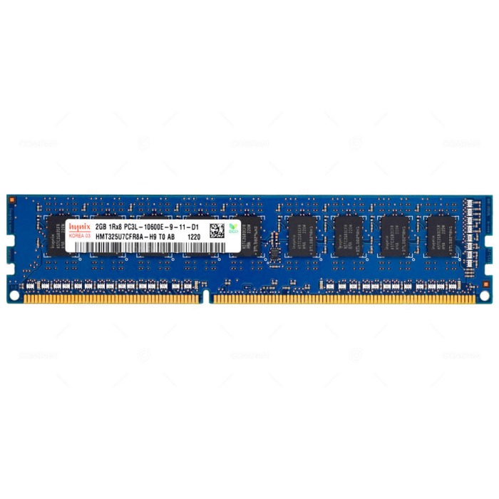 RAM Hynix 2GB 1Rx16 PC3L-10600 DDR3L UDIMM 1333MHz HMT325U7CFR8A-H9