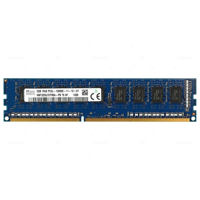 RAM Hynix 2GB 1Rx8 PC3L-12800E DDR3 UDIMM 1600MHz HMT325U7EFR8A-PB