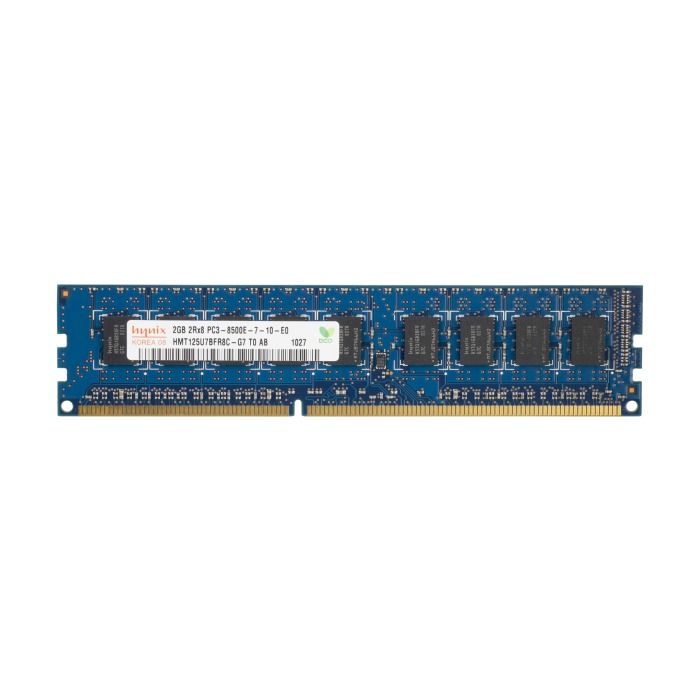 RAM  Hynix 2GB 2Rx8 PC2-8500 DDR3 UDIMM HMT125U7BFR8C-G7