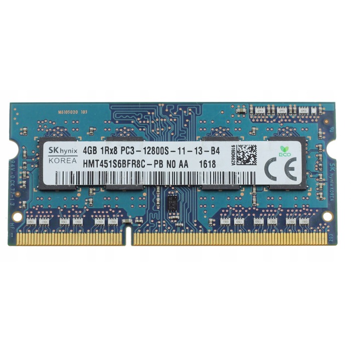 RAM Hynix 4GB 1Rx8 PC3-12800S DDR3 1600MHz HMT451S6BFR8C-PB