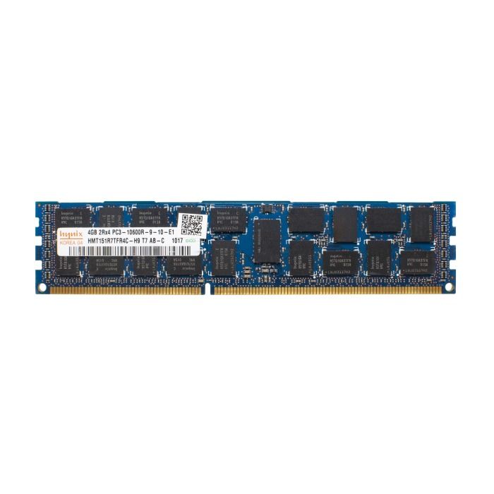 RAM  Hynix 4GB 2Rx4 PC3-10600R DDR3 RDIMM 166MHz HMT151R7TFR4C-H9