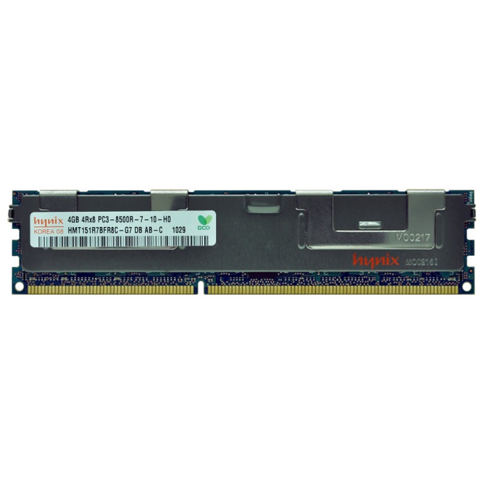RAM Hynix 4GB 4Rx8 PC3-8500R DDR3 RDIMM 1066MHz HMT151R7BFR8C-G7