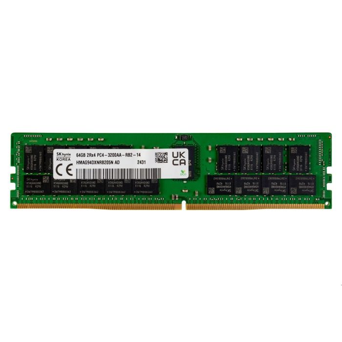 RAM Hynix 64GB 2Rx4 PC4-25600R DDR4 RDIMM ECC 3200MHz HMAG94DXNRB205N