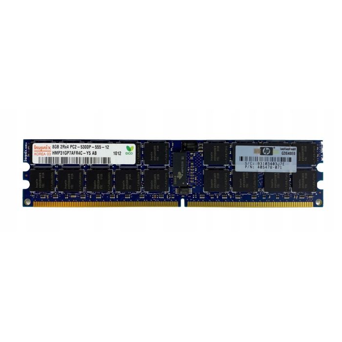 RAM Hynix 8GB 2Rx4 PC2-5300P DDR2 RDIMM 667MHz HMP31GP7AFR4C-Y5